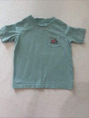 Vineyard Vines Kids Short Sleeve Pocket Tee - Seafoam